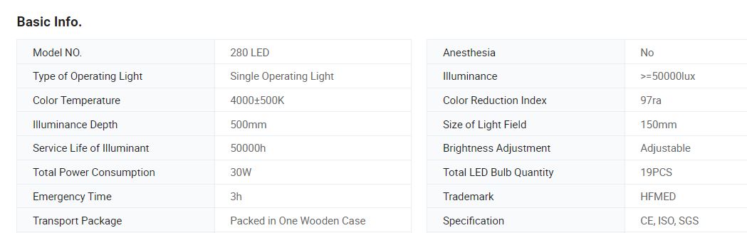 Dental OP-Lampe Deckenmodell LED280 Untersuchungsleuchte OSRAM LEDS EINZELN wechselbar