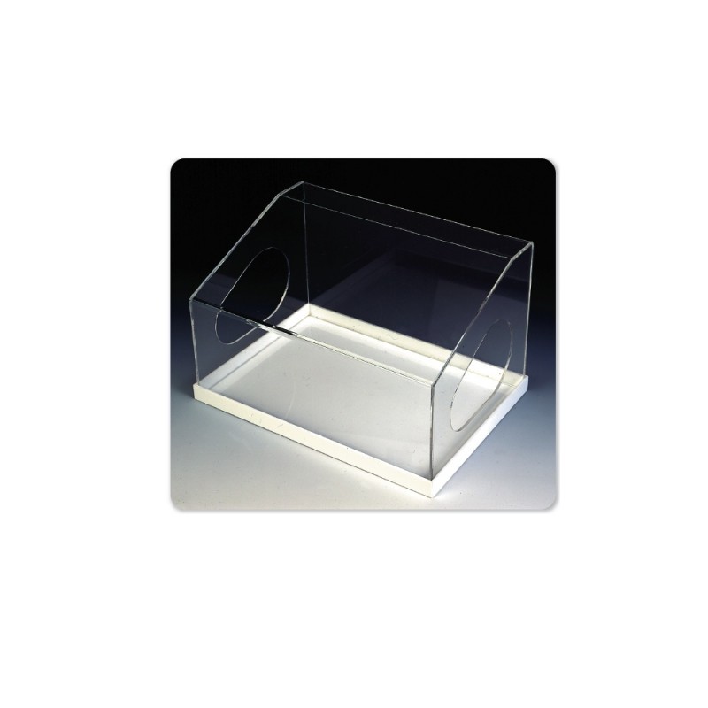 Schleifbox Staubfang glasklar Kunststoff