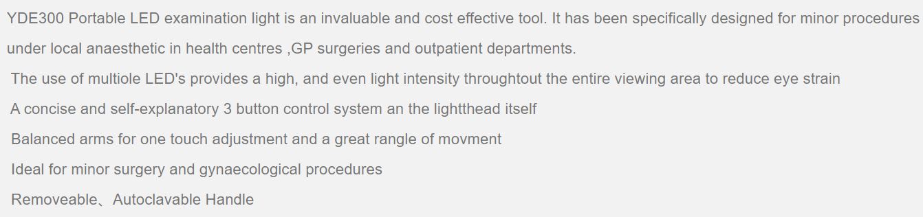 LED-300 Untersuchungsleuchte OP-Lampe Deckenmodell