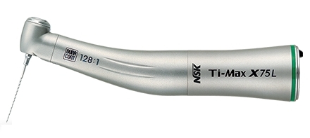 Winkelstück, endodontisch - Ti-Max X75 - 128:1 Untersetzung (grün), für Elektromotoren - ohne Licht