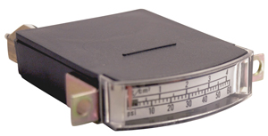 Manometer Einbau rechteckig 0-60 PSI AIR